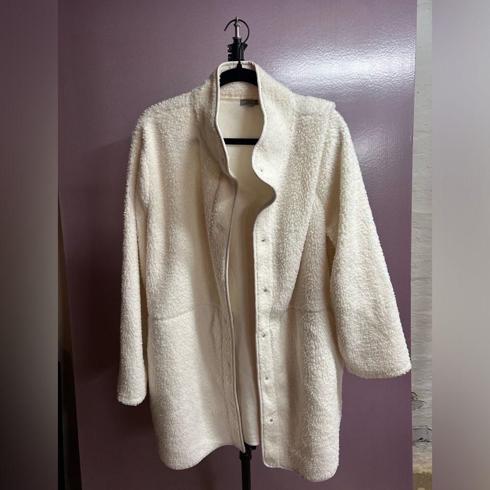 Talbot’s Cozy Sherpa Mockneck Jacket size 3x